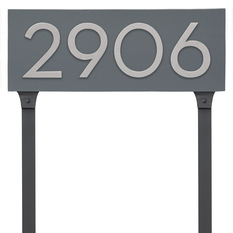 Rectangle, Gris / aluminium brossé, Oui