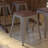 Alsadig 18" Table Height Indoor Stackable Metal Stool with Wood Seat-1562963777
