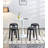 6 Pack Stackable Classroom Stools, Plastic Stools