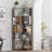 64.57'' H Corner Bookcase, 5 Tier Freestanding L-Shaped Corner Bookshelf, With Anti-Drop Panel, Display Shelf With Open Storage For Living Room Home Office, -636223989