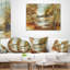 Coussin lombaire Landscape River