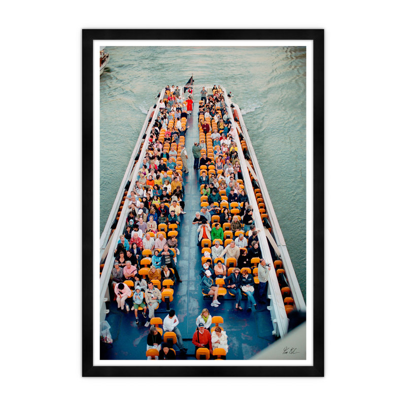 Seine Ferry Ride Print by Tim Klein