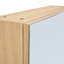 Armoire de salle de bain, armoire de rangement murale avec tablettes et porte-serviettes