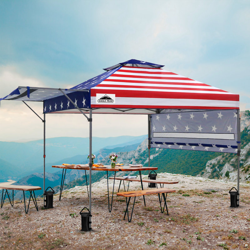 17 Ft. W x 10 Ft. D Metal Patio Gazebo