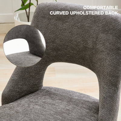 Chaise de salle à manger rembourrée Arlene