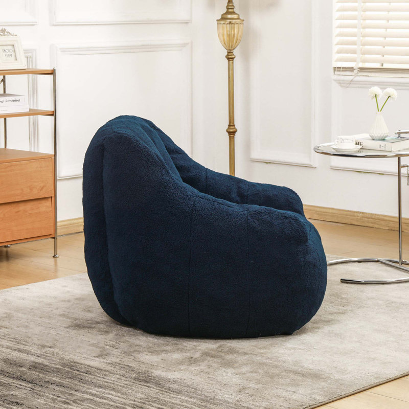 Fauteuil à billes Fluffy Fluffy, Bleu très foncé