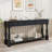 Georgienne 63" Long 3 Drawer Console Table (Espresso) -808021253