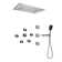 AquaRhapsody Thermostatic Complete Shower System with Rough in-Valve