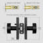 Coolnews Modern Grace Series Metal Privacy Door Knobs-102481017