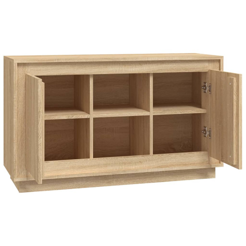 Lissi Sideboard 102x35x60 cm Engineered Wood, Sonoma Oak
