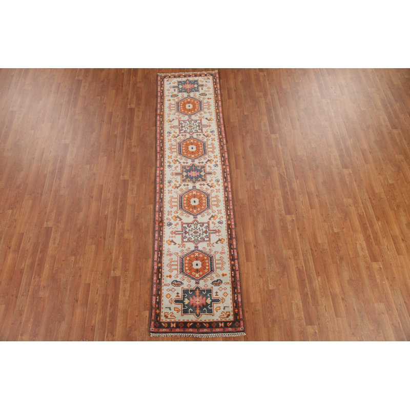 Tapis de couloir oriental géométrique 2 x 10