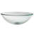 Glass Circular Vessel Bathroom Sink-10363219