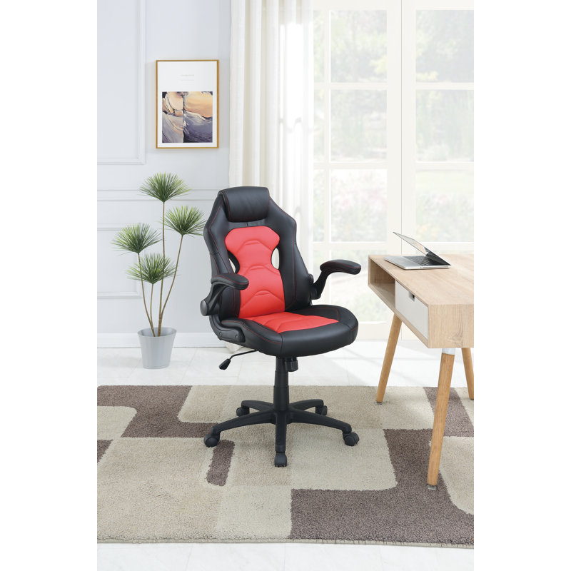 Fauteuil de jeu Luitpold, Noir et rouge