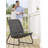 Rio Patio Set, Table And Chairs - Graphite/Grey