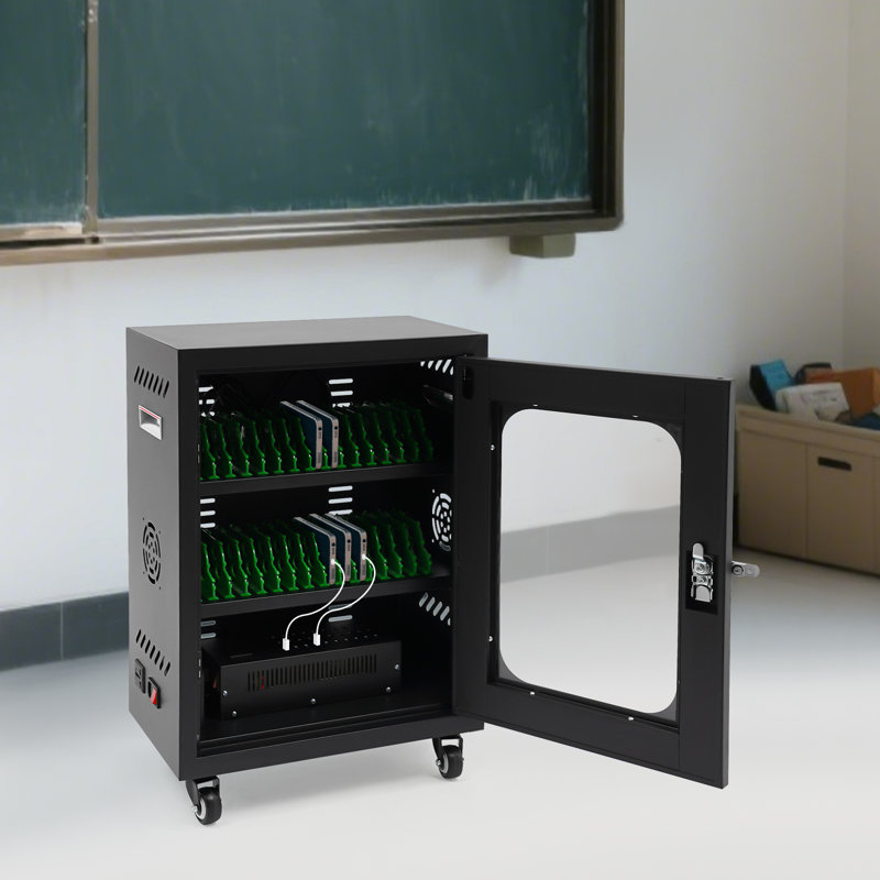 30-Device Mobile Charging Station, Black