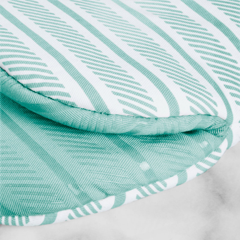 KITCHENAID Albany Mini Oven Mitt 2-Pack Set, 5.5" W x 8" L, Mineral Water Aqua