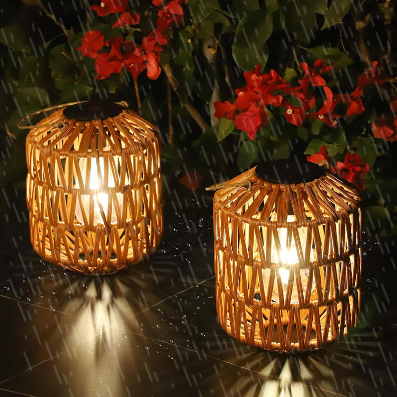 Light Outdoor Hanging,2 Pack Solar Lanterns Outdoor Waterproof