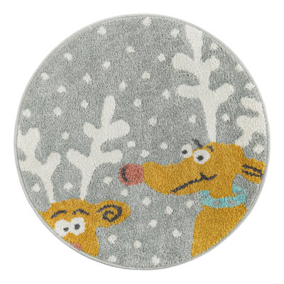 Tapis pour enfant Unique Loom Reindeers Whimsy