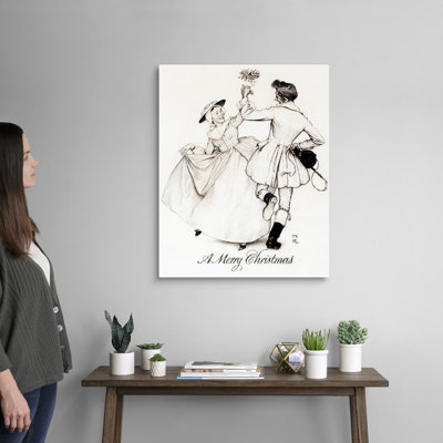 Art mural sur toile Mistletoe Dance