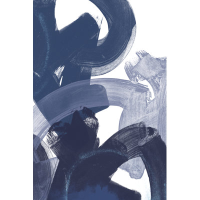 «Blue on Blue I», peinture sur toile