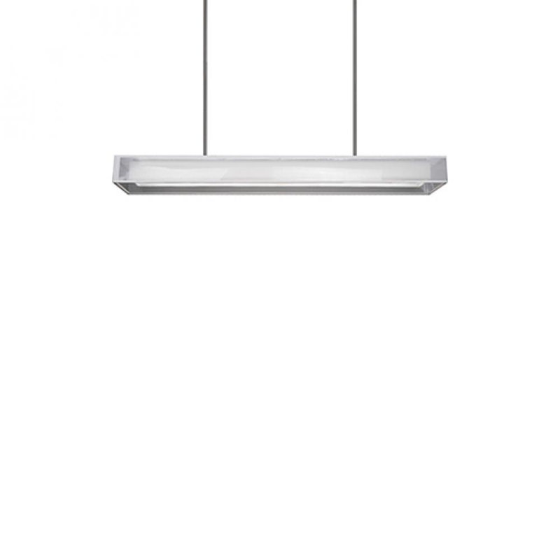 Luminaire suspendu Covina, Blanc, H 46,75 po x l 48 po x P 9,63 po