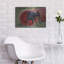 Art mural en métal Red Cutel The Edge par Darlene Pavlovich-1940500036