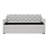 Twin Size Upholstered Daybed with Pop-Up Trundle and USB Charging, Mid-Century Modern Design-1951298270