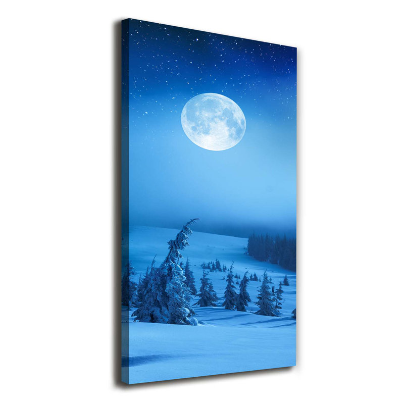 Full Moon - Wrapped Canvas Print
