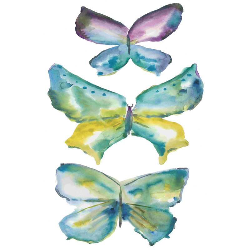 Joyaux de papillons III, H 30 po x l 20 po