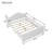 Full Size Bed For Kids, Wood Full Platform Bed with Headboard and Footboard-2138466050