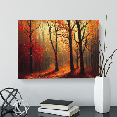 Autumn Forest View Vol.1 - Wrapped Canvas