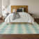 Premium Machine Washable Cerrito AMF578 Teal Rug