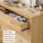 Sideboard Buffet Cabinet With 4-Drawers, Modern Wooden Console Cabinet-18222972