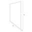 Reverie 36" L x 2.5" W x 48" H Abstract Painting in Cream/White