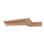 Moulure en bois massif de qualité Cove pour bois franc l 100 po x P 5/8 po x L 96 po.