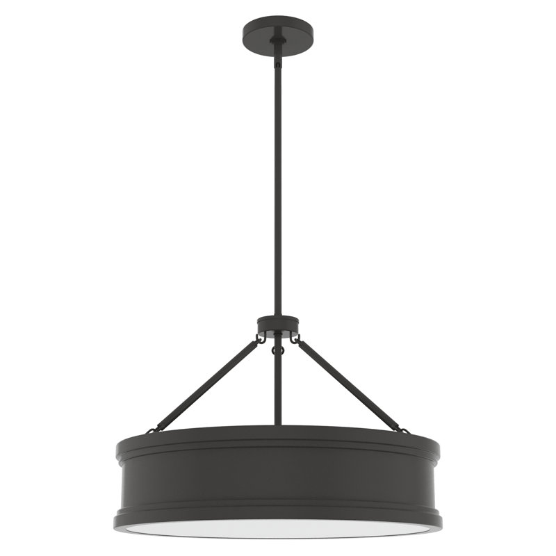 Capshaw 6 Light Pendant Ceiling Light Fixture, 14.5" H x 21.25" W x 21.25" D, Alturas Gold