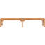 Santa Monica Outdoor Teak Dining Bench-1467568667
