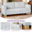 81.89" Modern Tufted Cushion Upholstered Sofa-1267335120