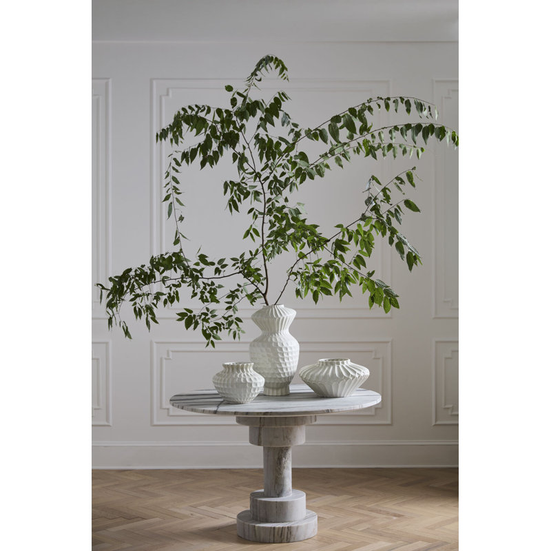  Vase Macarthur Ilaria, 12 po x 11 po x 20,5 po