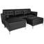 Canapé avec méridienne réversible avec repose-pieds de 112,5 po de large Coveale-74866572