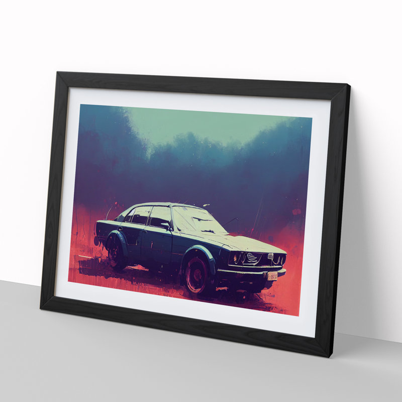 Concept Car Vol.1 - Framed Print, Black, 46cm H x 64cm W x 2cm D