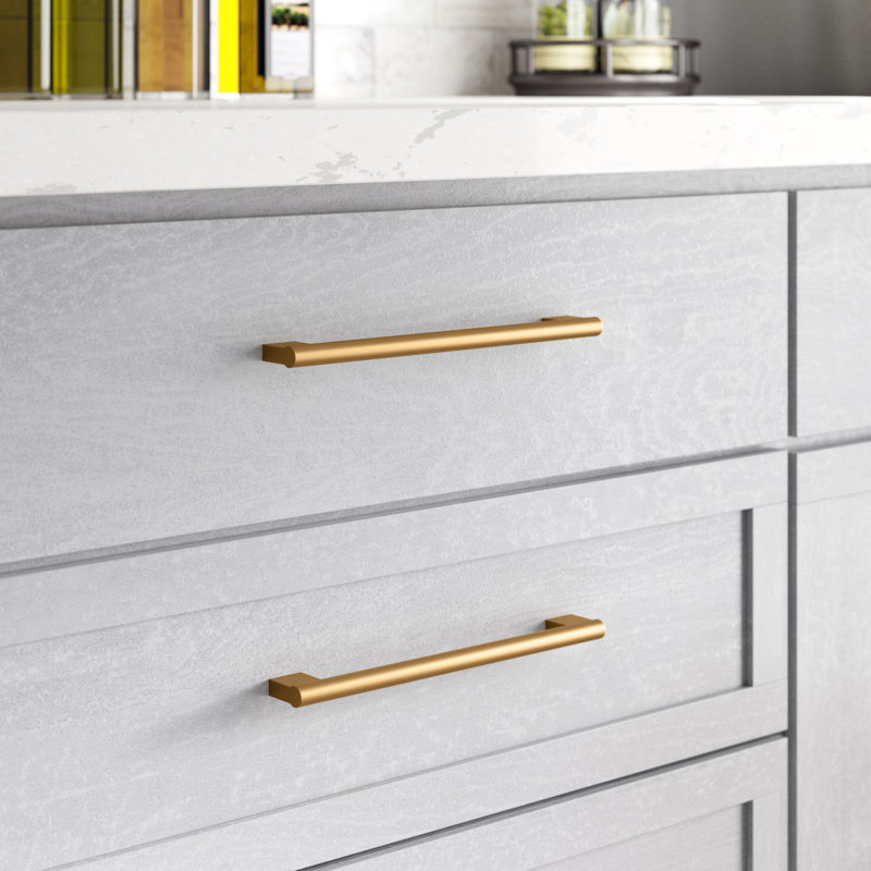 Versa Versa  Bar Pull, Champagne Bronze, 8 81/100"