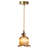 Haylea 1 - Light Brass Unique/Statement Pendant-542270548