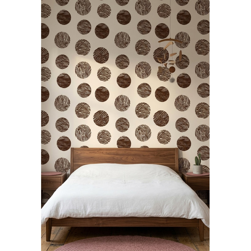 Rouleau double mural à motif animalier, Peel and Stick