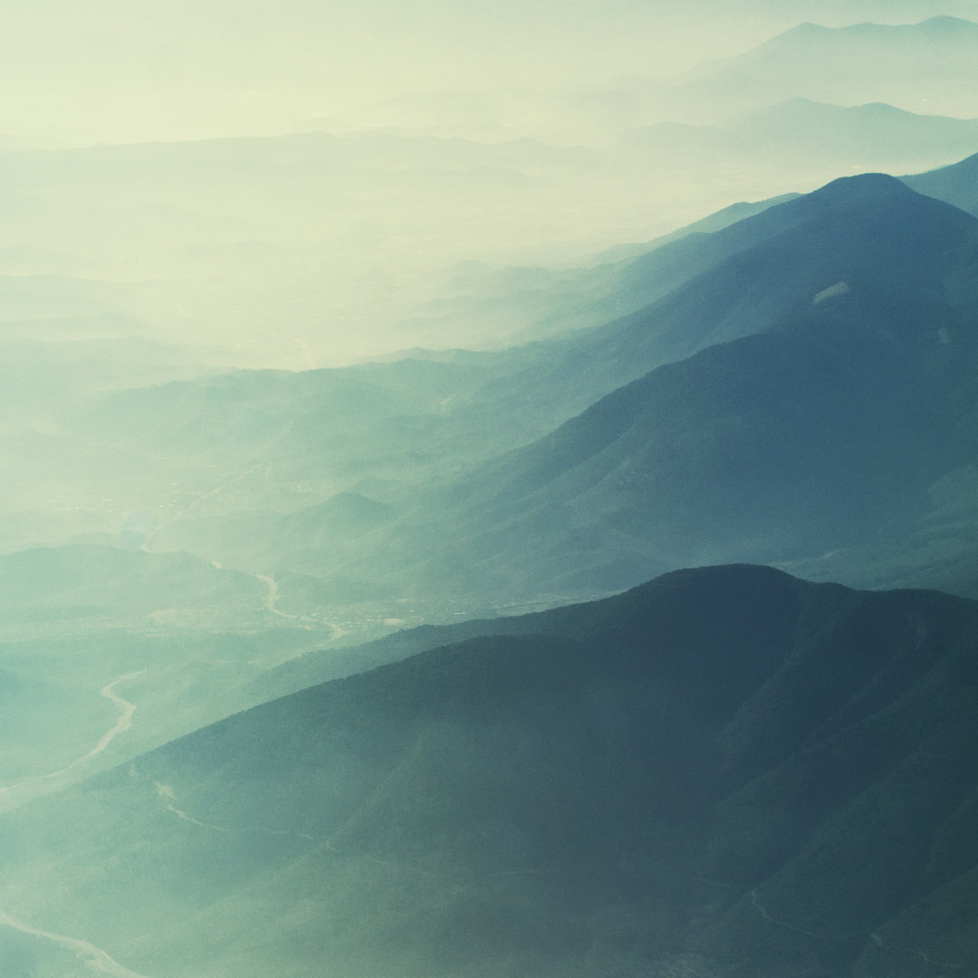 Berge Landschaft von DKart - Druck