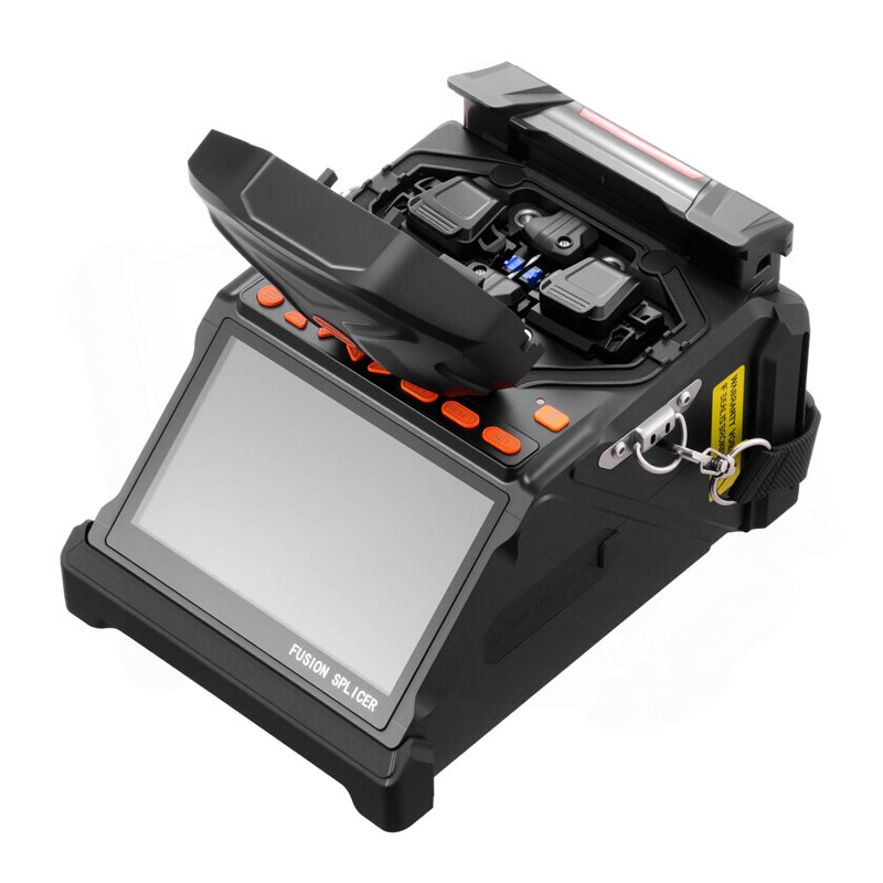 Fibre Fusion Optic Splicer 6 Moteurs Core and Clad Alignment 5 "LCD