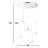 Hira 5 - Light Polished Chrome LED Cluster Pendant