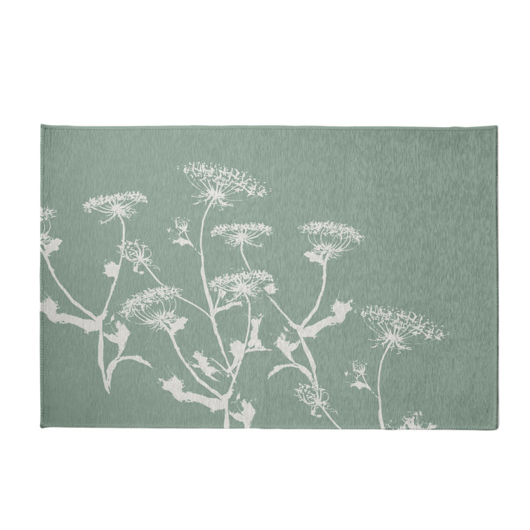 Alvordton Chenille Floral Indoor Rug