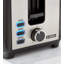 Judge Electricals, 2 Slice Toaster, Black