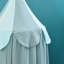 Bed Canopy Round Dome Mosquito Net, Blue, 240 X 50 X 50Cm
